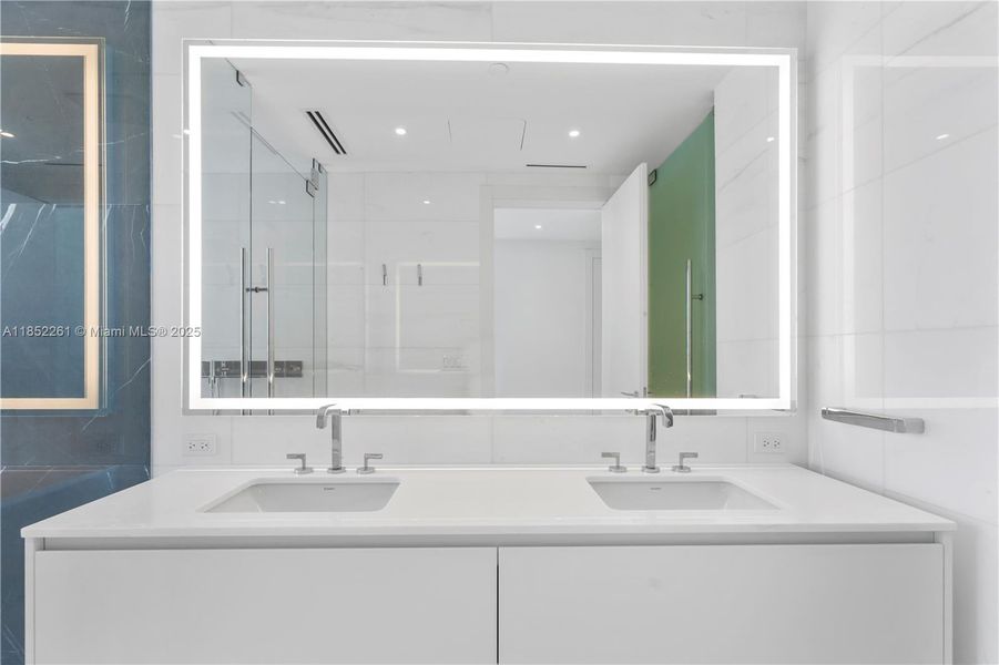 Furnished interior view inside a new home in Aston Martin Residences, Miami (Image 7).