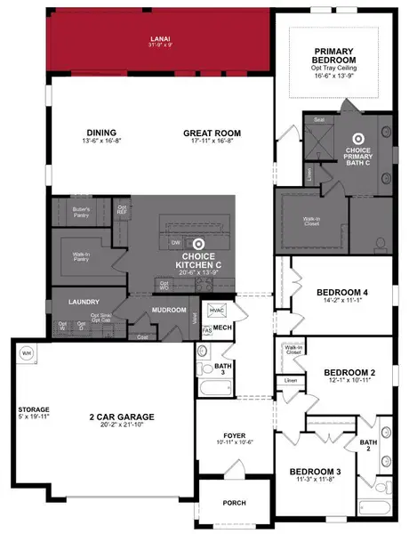 2D floor plan layout of this home in Acuera Estates, Apopka, FL (Image 4). 2D floor plan layout of this home in Acuera Estates, Apopka, FL (Image 4).