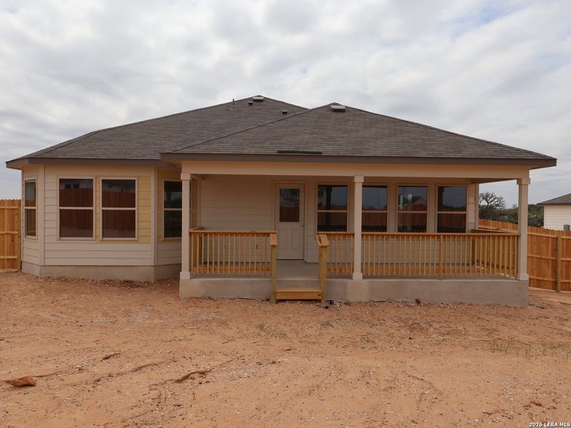 Exterior details and patio area of a home in Hickory Ridge, Elmendorf (Image 23).