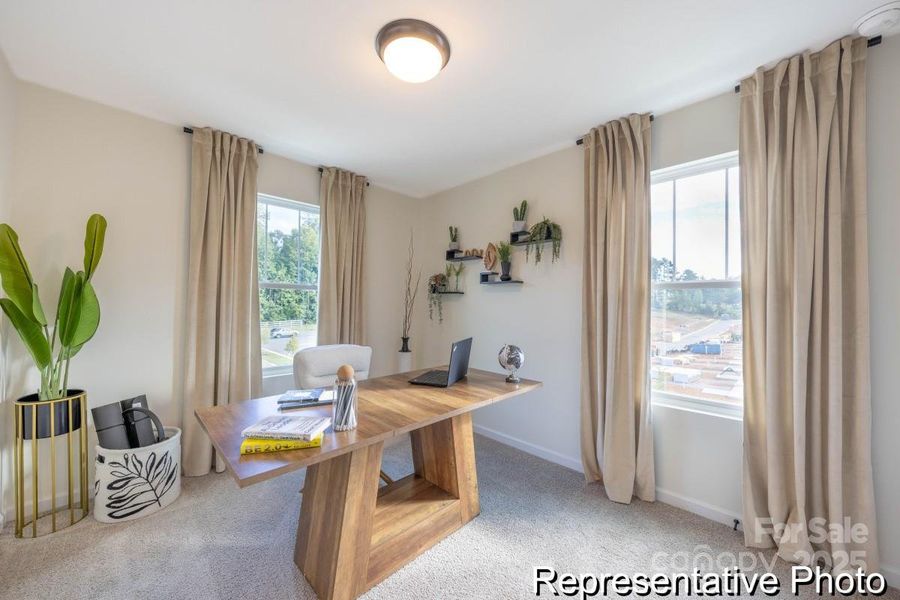 Furnished interior view inside a new home in , Charlotte (Image 10). Furnished interior view inside a new home in , Charlotte (Image 10).