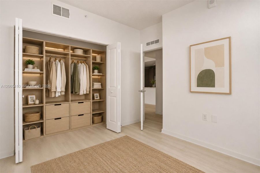 Furnished interior view inside a new home in , Orlando (Image 30).