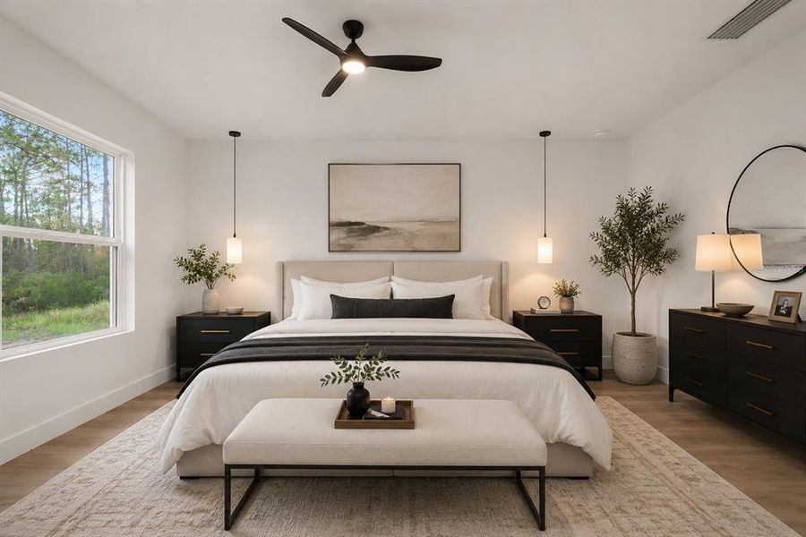 Furnished interior view inside a new home in , Sebring (Image 10).