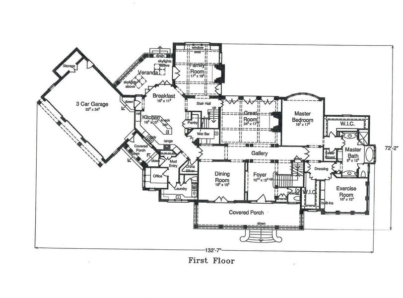 2D floor plan layout of this home in , Davidson, NC (Image 4).