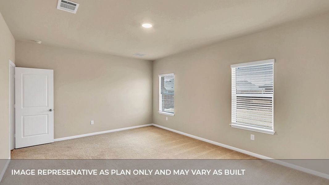 Spacious, unfurnished interior of a new home in Bar W Ranch, Leander (Image 24).