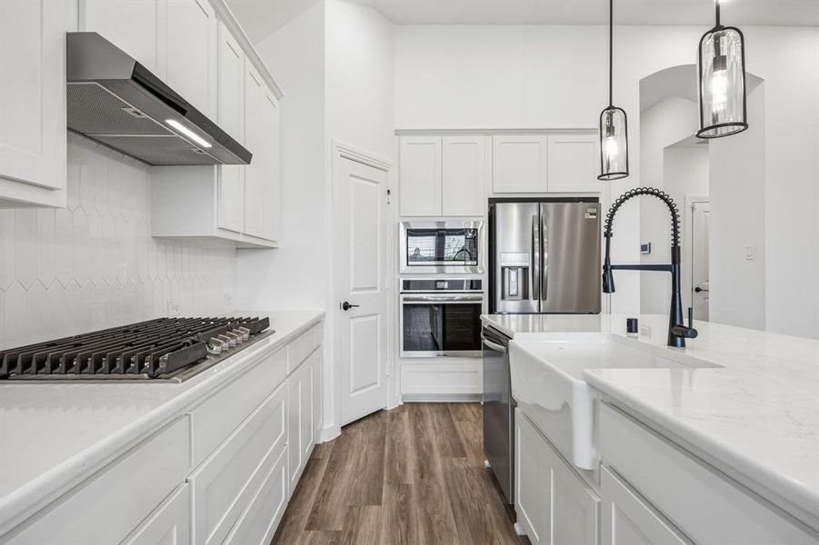 Furnished interior view inside a new home in , Aubrey (Image 12).