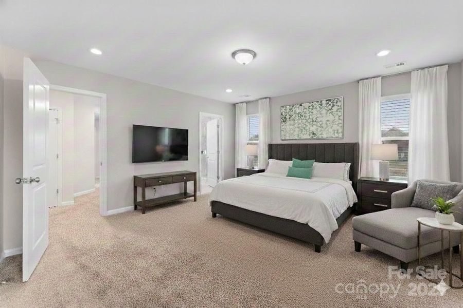 Furnished interior view inside a new home in Secrest Landing, Monroe (Image 6). Furnished interior view inside a new home in Secrest Landing, Monroe (Image 6).