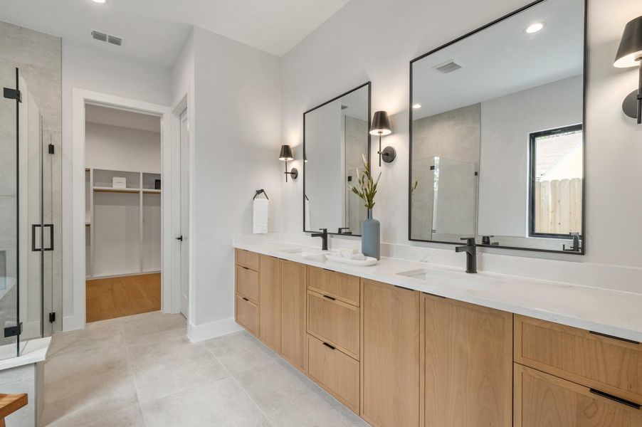 Furnished interior view inside a new home in , Houston (Image 27).