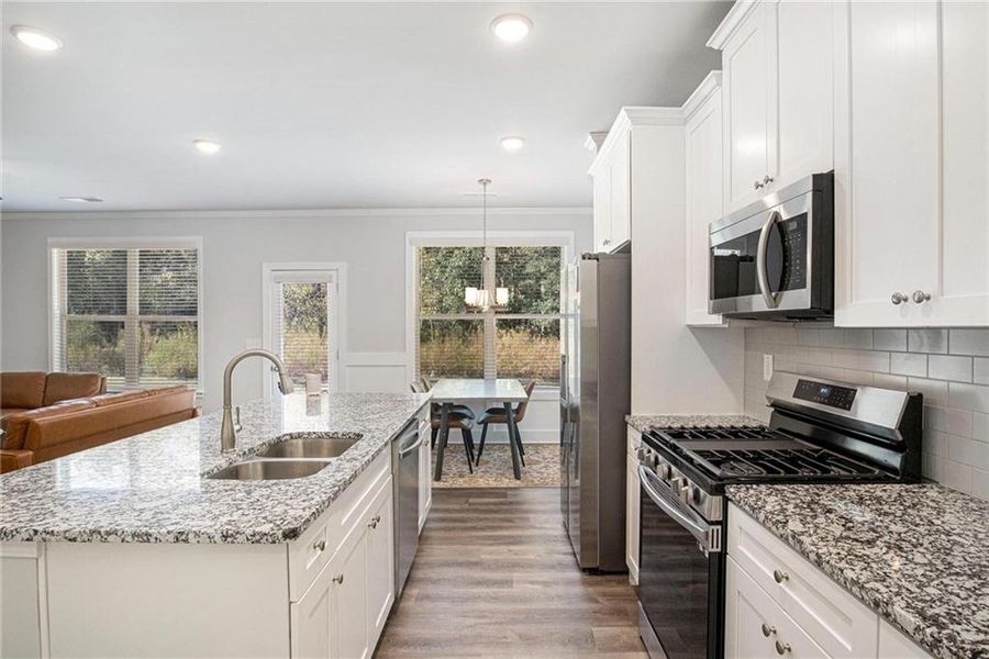 Furnished interior view inside a new home in Hellen Valley, Braselton (Image 15). Furnished interior view inside a new home in Hellen Valley, Braselton (Image 15).