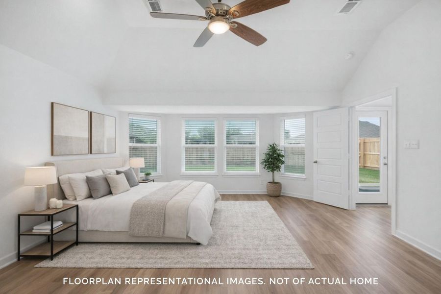 Furnished interior view inside a new home in Ambrose, La Marque (Image 8).