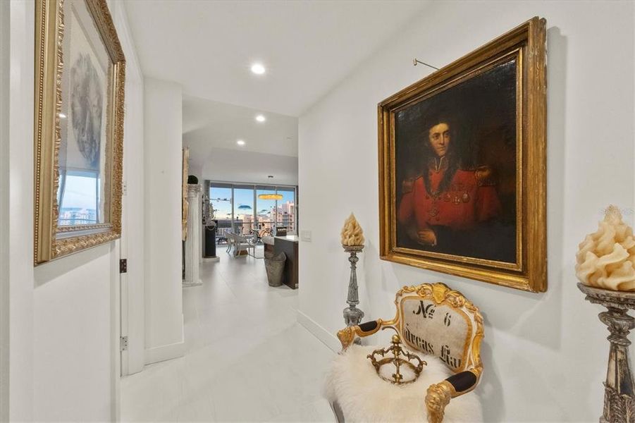 Furnished interior view inside a new home in , Sarasota (Image 38).