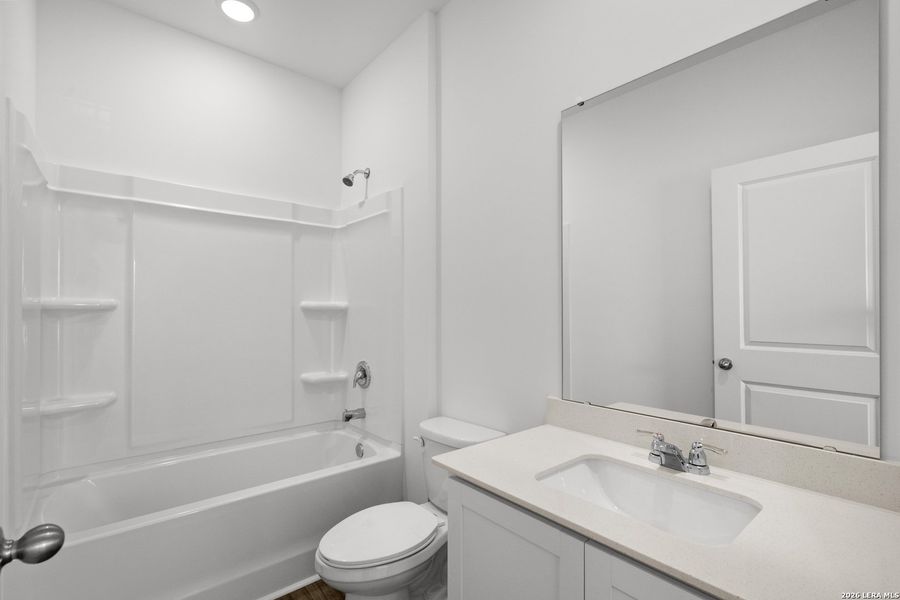 Furnished interior view inside a new home in Sutton Farms, San Antonio (Image 5).