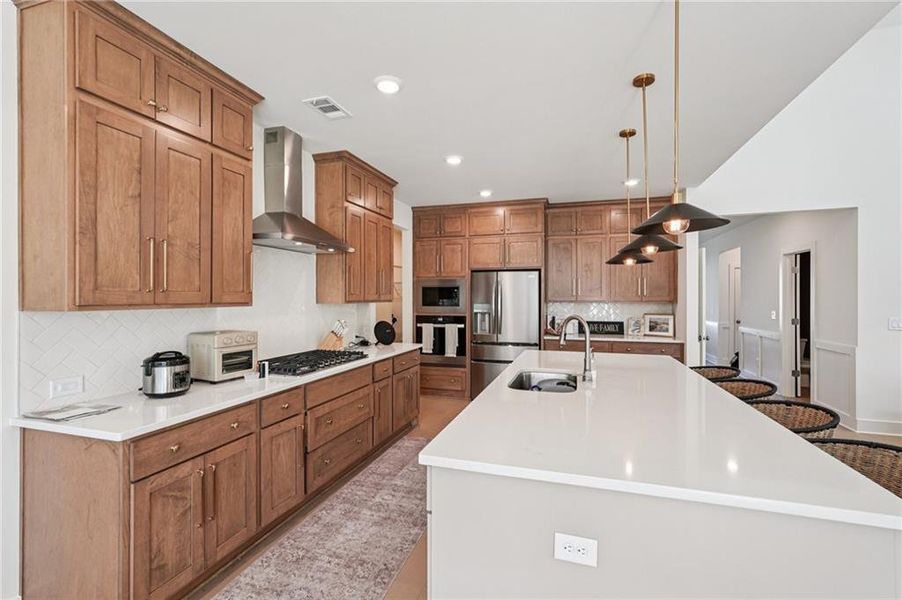 Furnished interior view inside a new home in Fireside Farms, Dawsonville (Image 14).