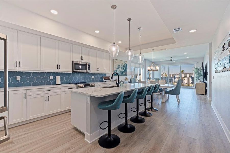 Furnished interior view inside a new home in , Madeira Beach (Image 17). Furnished interior view inside a new home in , Madeira Beach (Image 17).