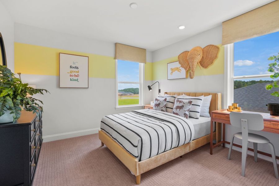 Representative furnished interior of a home built from the Compass by Del Webb in Del Webb Carolina Ridge, Midland (Image 35).