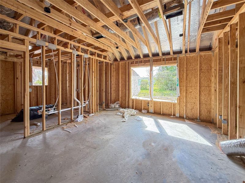 In-progress construction of a new home in , Jones Creek, TX (Image 20).