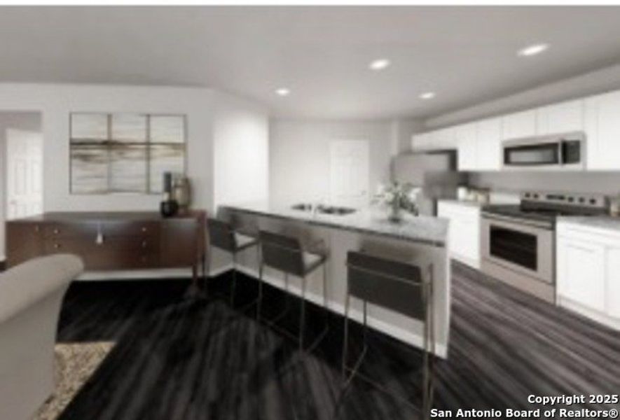 Furnished interior view inside a new home in Las Colinas, Kenedy (Image 5). Furnished interior view inside a new home in Las Colinas, Kenedy (Image 5).