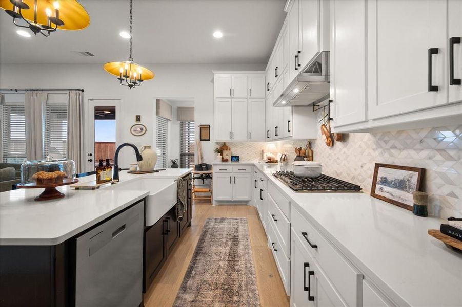 Furnished interior view inside a new home in BridgeWater, Midlothian (Image 23).