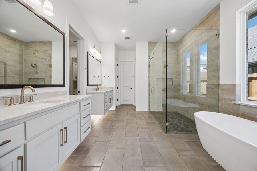 Furnished interior view inside a new home in StarView, Prosper (Image 9).