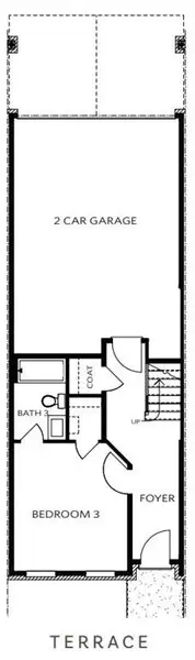 2D floor plan layout of this home in Waterhaven, Cumming, GA (Image 5).