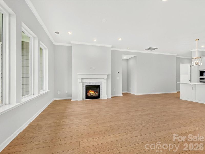 Spacious, unfurnished interior of a new home in Encore at Streamside - Classic Series, Waxhaw (Image 10). Spacious, unfurnished interior of a new home in Encore at Streamside - Classic Series, Waxhaw (Image 10).