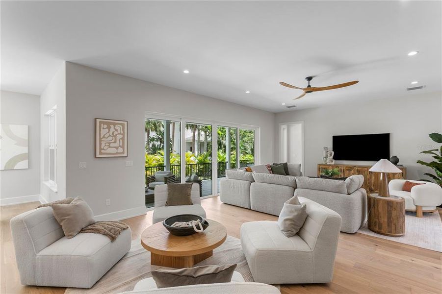Furnished interior view inside a new home in , Tampa (Image 60).