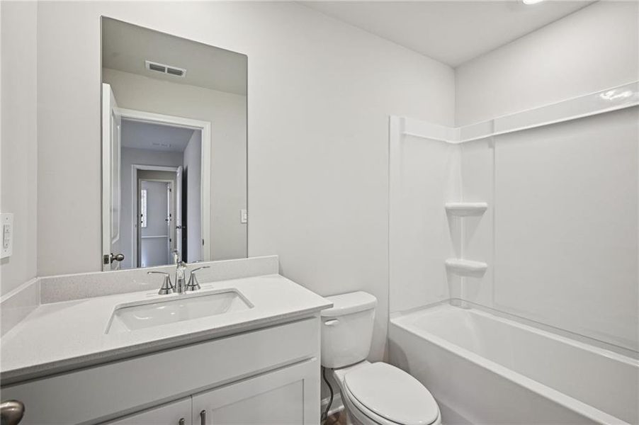 Furnished interior view inside a new home in Parkside at Grayson, Grayson (Image 15). Furnished interior view inside a new home in Parkside at Grayson, Grayson (Image 15).