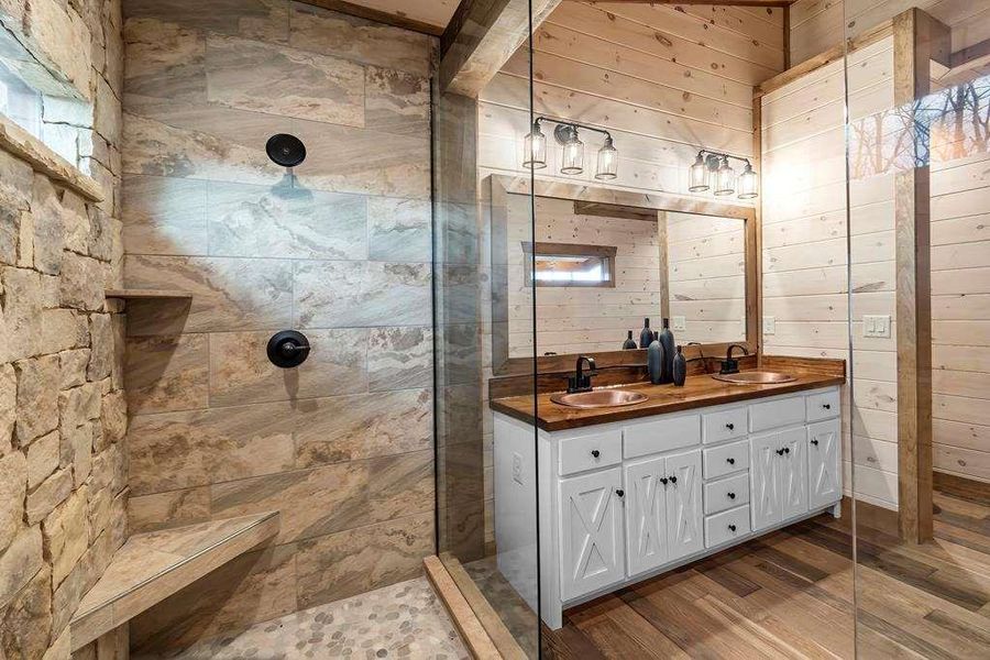 Furnished interior view inside a new home in , Blue Ridge (Image 11). Furnished interior view inside a new home in , Blue Ridge (Image 11).