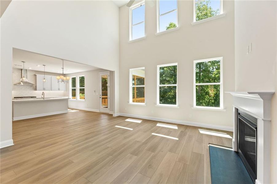 Spacious, unfurnished interior of a new home in Melody Lakeside Estates, Buford (Image 143).