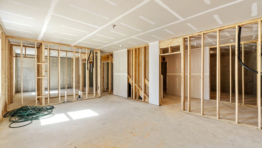 In-progress construction of a new home in Spring Ridge, Anderson, SC (Image 38).