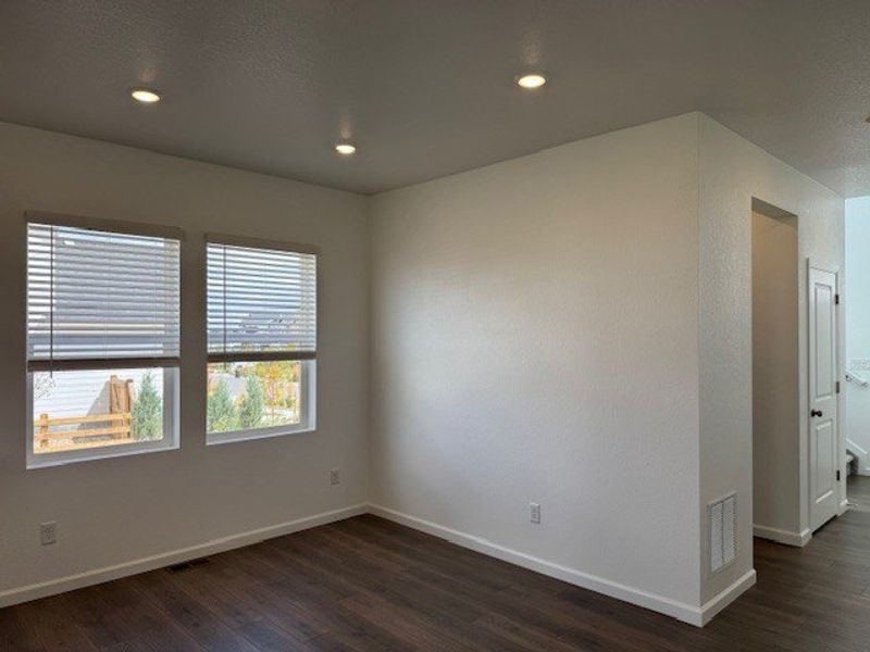 Spacious, unfurnished interior of a new home in Trailstone, Arvada (Image 10). Spacious, unfurnished interior of a new home in Trailstone, Arvada (Image 10).