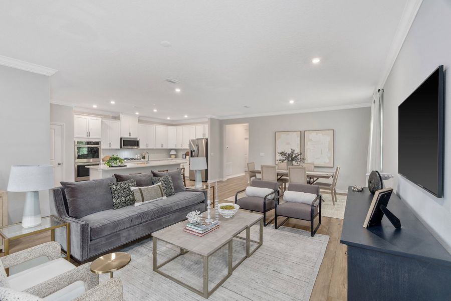 Representative furnished interior of a home built from the Miramar by Maronda Homes in Bellview Pointe, Bellview (Image 15).