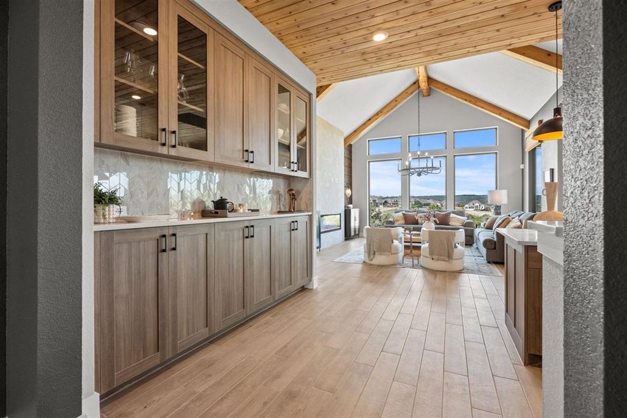 Furnished interior view inside a new home in Sweetwater, Austin (Image 19).