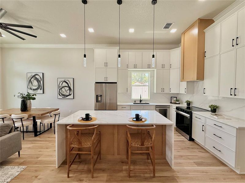 Furnished interior view inside a new home in , Orlando (Image 18).