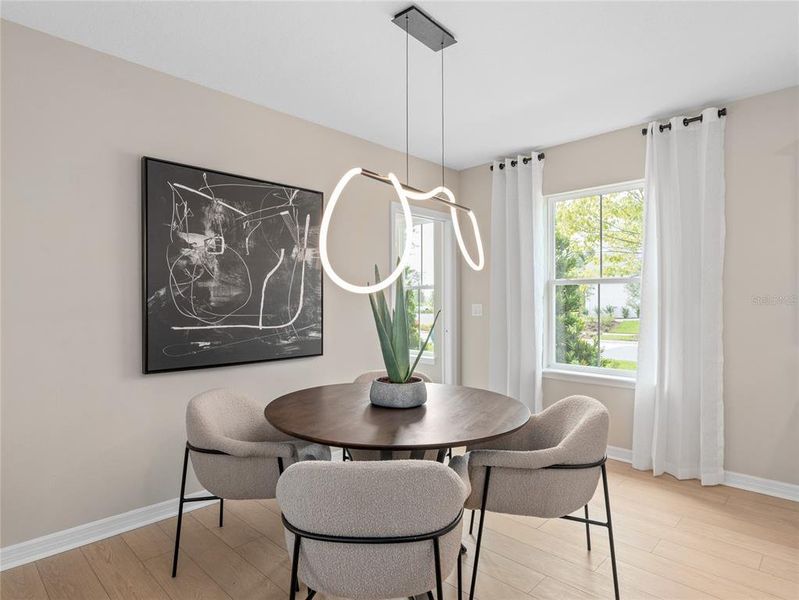 Furnished interior view inside a new home in EverBe, Orlando (Image 4).