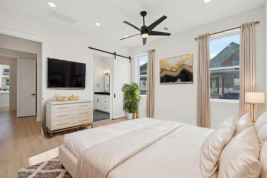 Furnished interior view inside a new home in , Rowlett (Image 16).