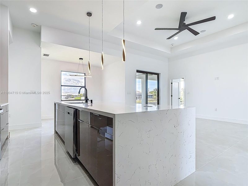 Furnished interior view inside a new home in , Cape Coral (Image 12). Furnished interior view inside a new home in , Cape Coral (Image 12).