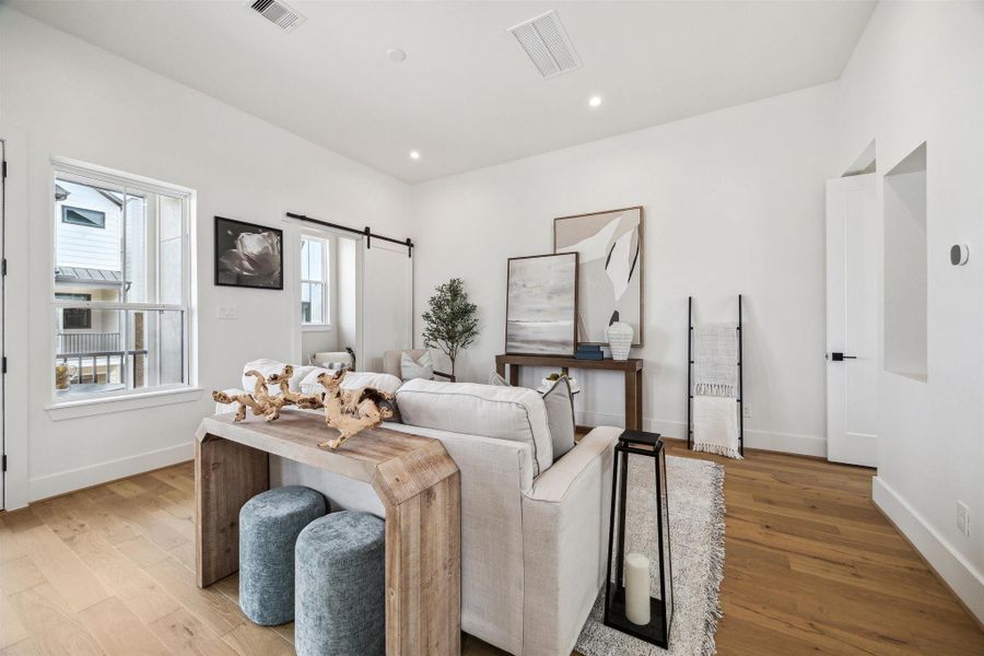 Furnished interior view inside a new home in , Houston (Image 14).
