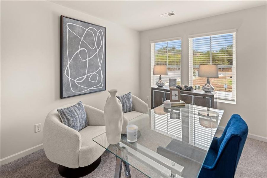 Furnished interior view inside a new home in The Collection at Walden Park, Jonesboro (Image 24).