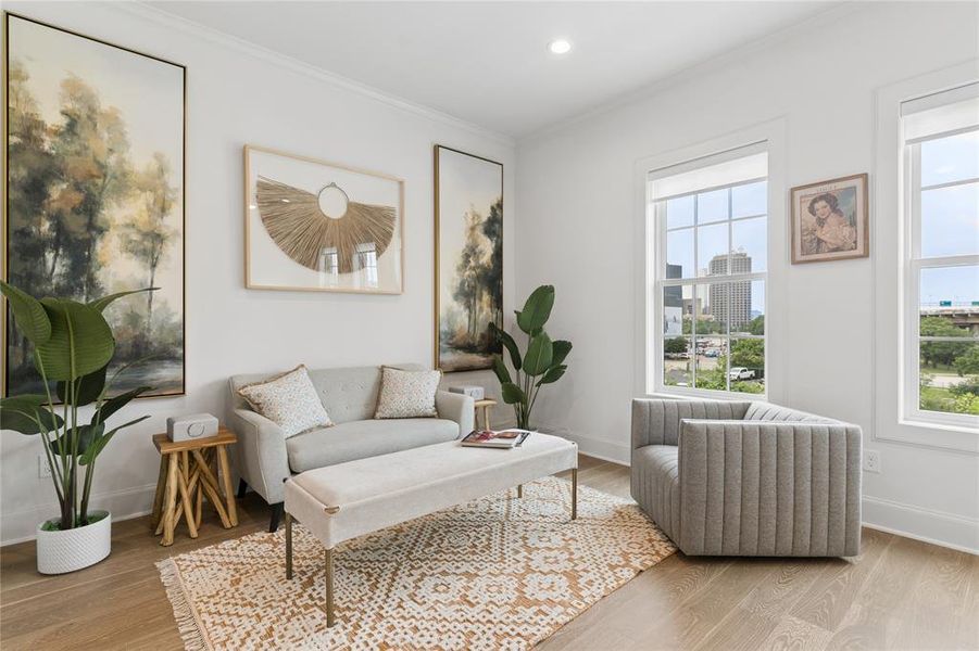 Image of model home with similar floorplan. Image of model home with similar floorplan.
