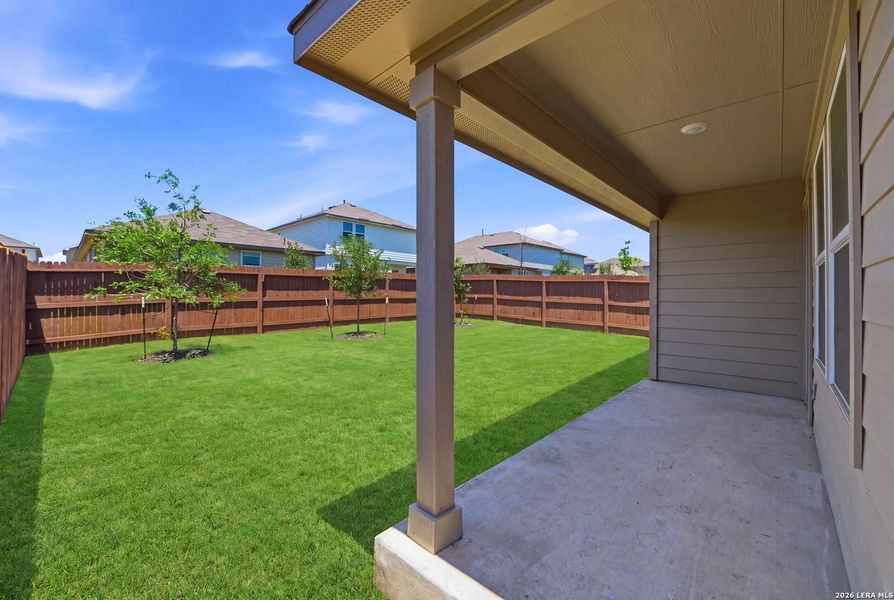 Exterior details and patio area of a home in Avenida, Converse (Image 21). Exterior details and patio area of a home in Avenida, Converse (Image 21).