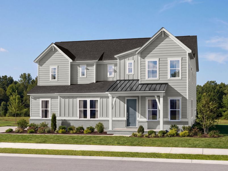 Representative exterior photo of a completed home built from the Roseland by John Wieland in Iverly, Canton, GA (Image 13). Representative exterior photo of a completed home built from the Roseland by John Wieland in Iverly, Canton, GA (Image 13).