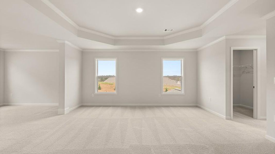 Spacious, unfurnished interior of a new home in Haven Abbey, Cumming (Image 16). Spacious, unfurnished interior of a new home in Haven Abbey, Cumming (Image 16).
