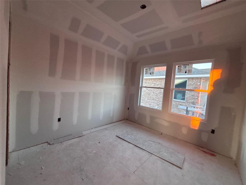 In-progress construction of a new home in The Colony 45s, Bastrop, TX (Image 9).