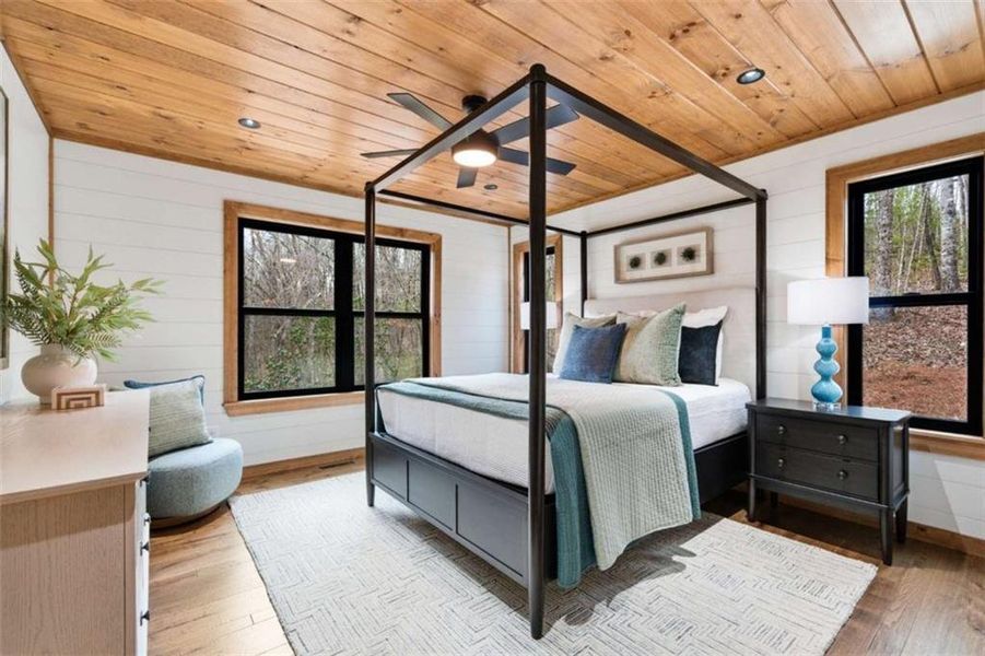 Furnished interior view inside a new home in , Blue Ridge (Image 6).