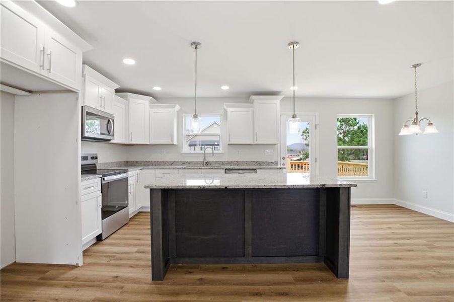 Furnished interior view inside a new home in , Eton (Image 12).