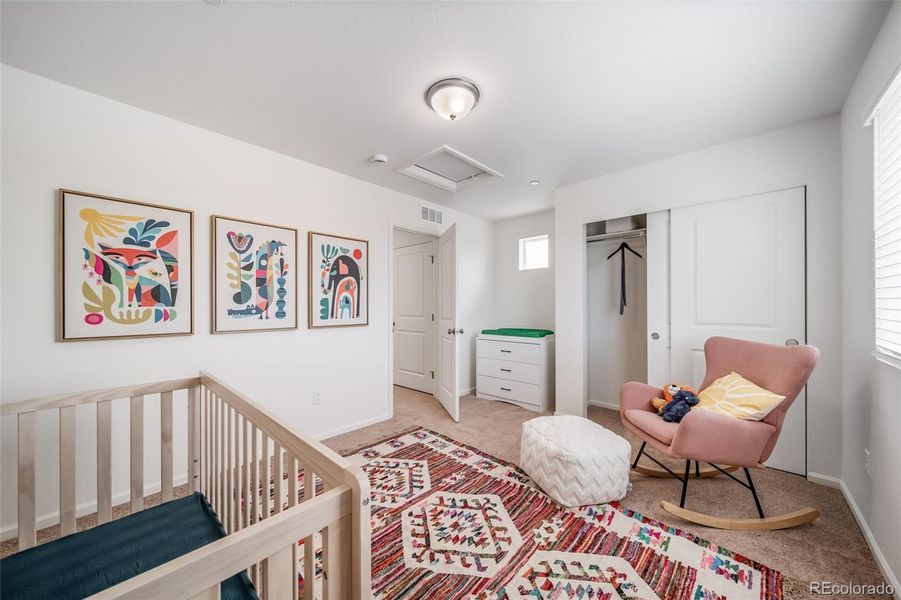 Furnished interior view inside a new home in Reunion, Commerce City (Image 30).