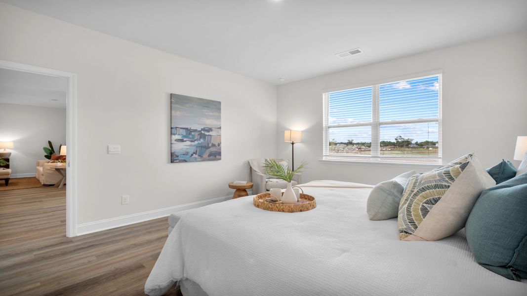 Furnished interior view inside a new home in The Retreat at East Argent, Ridgeland (Image 12).