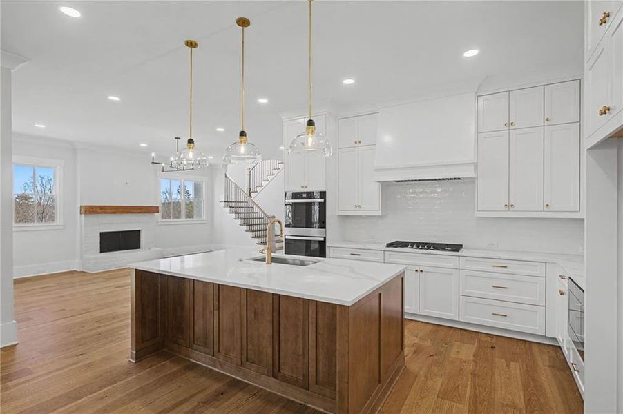 Furnished interior view inside a new home in Malone's Pond, Ball Ground (Image 13).