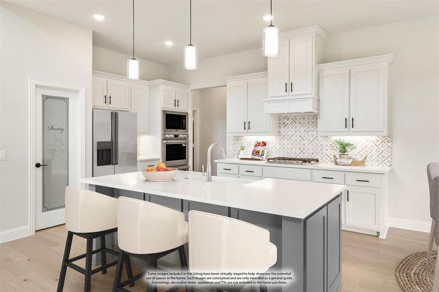 Furnished interior view inside a new home in Parks at Panchasarp Farms 65, Burleson (Image 12). Furnished interior view inside a new home in Parks at Panchasarp Farms 65, Burleson (Image 12).