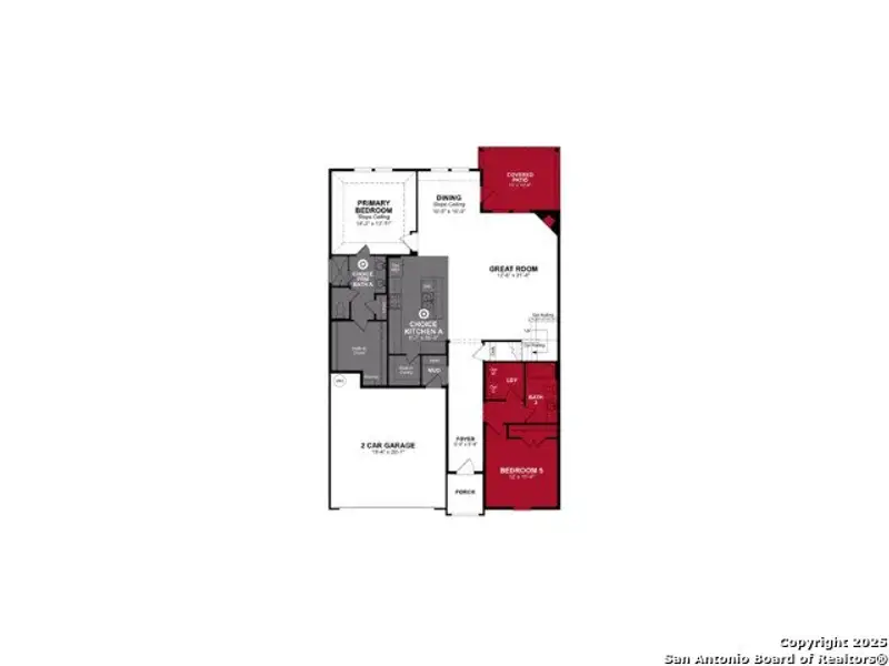 2D floor plan layout of this home in Comanche Ridge, San Antonio, TX (Image 2). 2D floor plan layout of this home in Comanche Ridge, San Antonio, TX (Image 2).